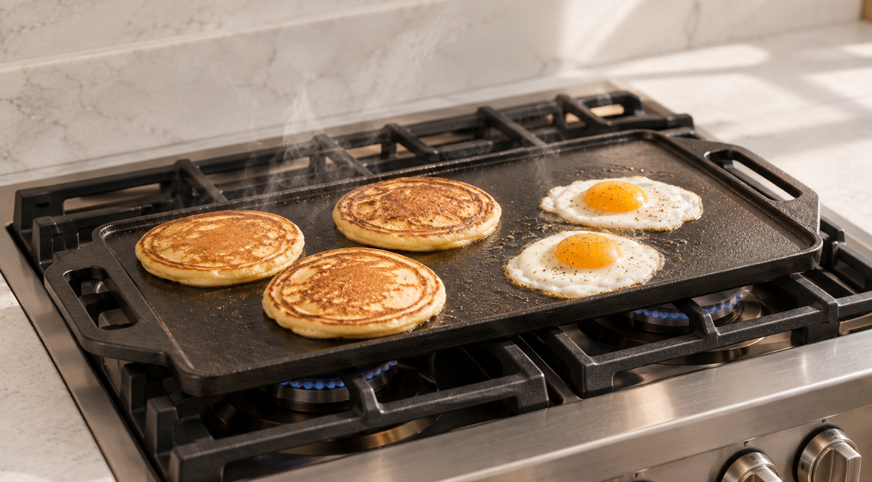 Cast Iron Grill Griddle